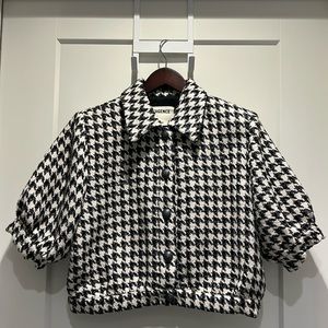 L’Agence Cove Cropped Tweed Jacket